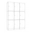Lockers 9 Doors - Bank of 3 x high & 3 x Wide